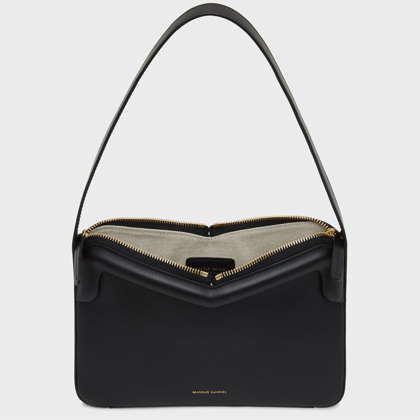 Women's Mansur Gavriel M Frame Baguette Baguette Bag Black | AU M876XE